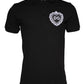 Black DG Heart Cotton Collared Polo T-shirt