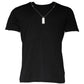 Black Cotton Necklace Embellished T-shirt