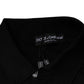 Black Silk Short Sleeves Men Polo T-shirt