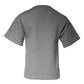 Gray Cotton Blend Embellished Tee T-shirt