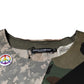 Multicolor Camouflage Cotton Round Neck T-shirt