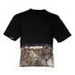 Black Leopard Cotton Short Sleeves T-shirt