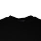 Black Amore Print Cotton Crew Neck T-shirt