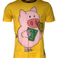 Yellow 2019 Year Of The Pig Short Sleeves T-shirt