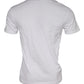 White Graphic Print Cotton Crew Neck T-shirt