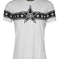 White DG Stars Print Cotton T-shirt