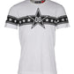 White DG Stars Print Cotton T-shirt