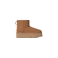 Beige Suede Leather Boot