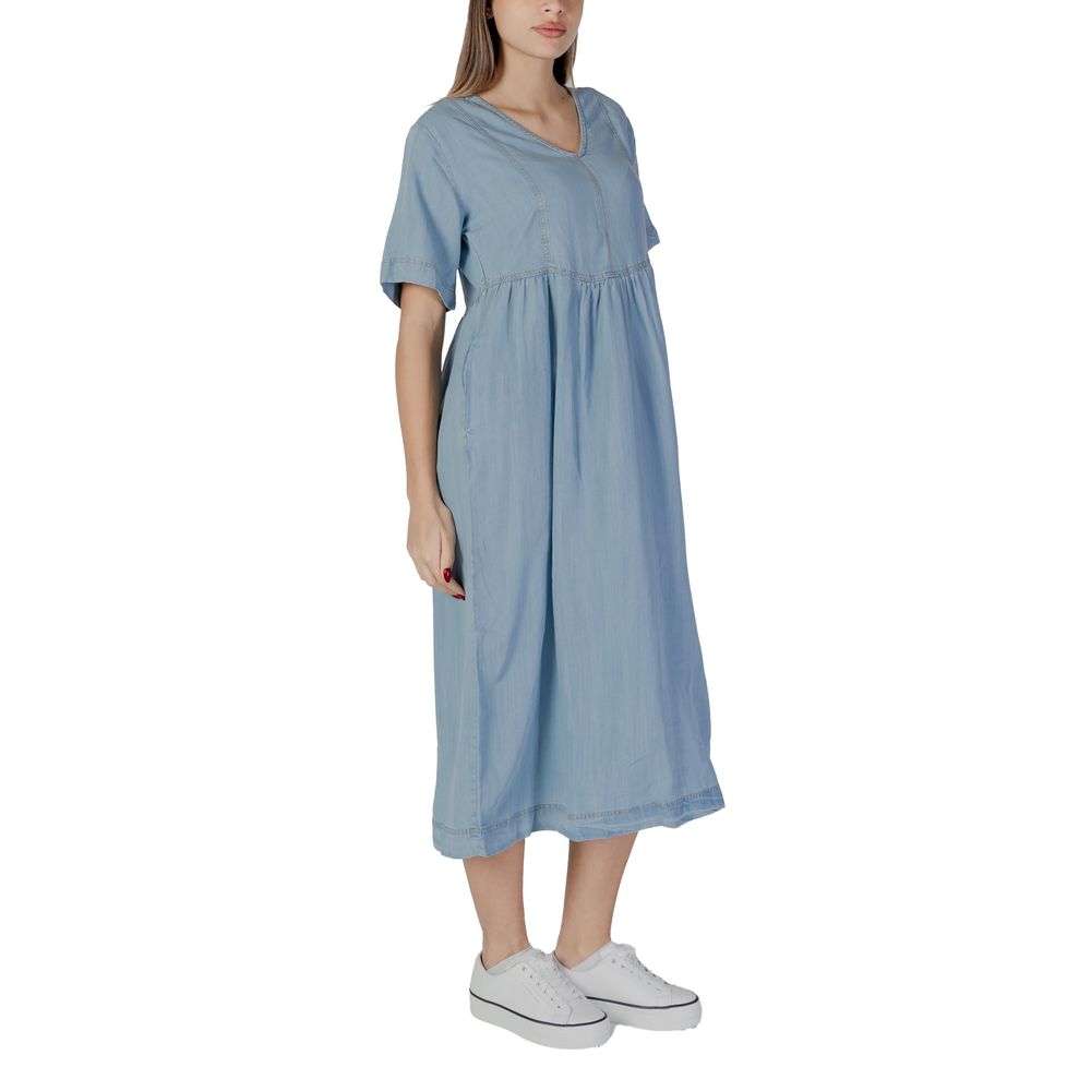 Light Blue Cotton Dress