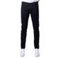 Black Cotton Jeans & Pant