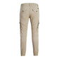 Beige Cotton Jeans & Pant