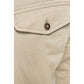 Beige Cotton Jeans & Pant