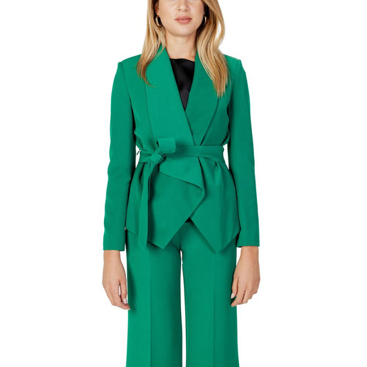 Green Polyester Suits & Blazer