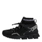 Black Sorrento Logo Men Sneakers Socks Shoes