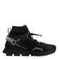 Black Sorrento Logo Men Sneakers Socks Shoes