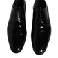 Black Leather Lace Up Derby Formal Shoes