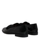 Black Leather Loafers Men Formal Dress Shoes