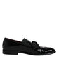 Black Leather Loafers Men Formal Dress Shoes