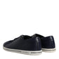 Black Low Top Men Saint Tropez Sneakers Shoes