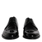 Black Patent Leather Derby Formal Dress Shoes