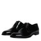 Black Patent Leather Derby Formal Dress Shoes