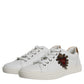 White London Heart Low Top Sneakers Shoes