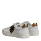 White London Heart Low Top Sneakers Shoes