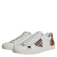 White Brown London Low Top Men Sneakers Shoes