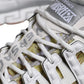 White Trigreca Barocco Print Low Top Sneakers Shoes