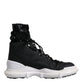 Black Nylon Galileo High Top Sneakers Shoes