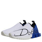 White Blue Low Top Sorrento Men Sneaker Shoes