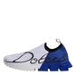 White Blue Low Top Sorrento Men Sneaker Shoes