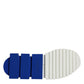 White Blue Low Top Sorrento Men Sneaker Shoes