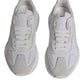 White Leather Daymaster Low Top Sneakers Shoes