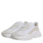 White Leather Daymaster Low Top Sneakers Shoes