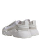 White Leather Daymaster Low Top Sneakers Shoes