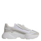 White Leather Daymaster Low Top Sneaker Shoes