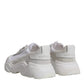 White Leather Daymaster Low Top Sneakers Shoes