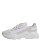 White Leather Daymaster Low Top Sneakers Shoes