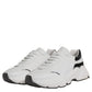 White Silver DAYMASTER Leather Men Sneakers Shoes