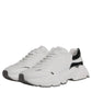 White Silver DAYMASTER Leather Sneakers Shoes