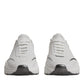 White Silver DAYMASTER Leather Men Sneakers Shoes