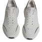 White Silver DAYMASTER Leather Men Sneakers Shoes