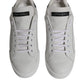 White Black Leather Low Top Men Sneakers Shoes