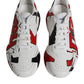 White Daymaster Hand Painted Sneakers Shoes