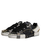 Black White Portofino Low Top Sneakers Shoes