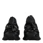 Black Low Top Space Lace Up Sneakers Shoes