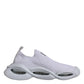 White Slip On Wave Low Top Men Sneakers Shoes