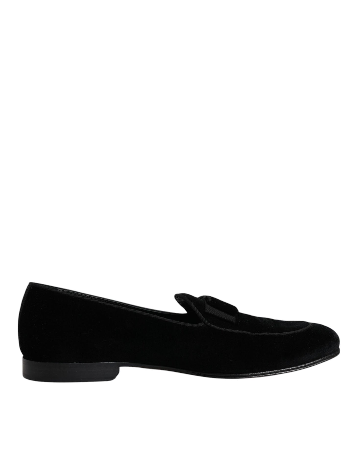 Black Velvet Loafers Formal Men Dress Shoes