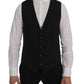 Sleek Striped Waistcoat Vest